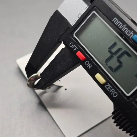 Argento Vivo Sterling Silver Puffy Hoop Earrings .75" Tapered Snap Back Closure - Picture 6 of 6